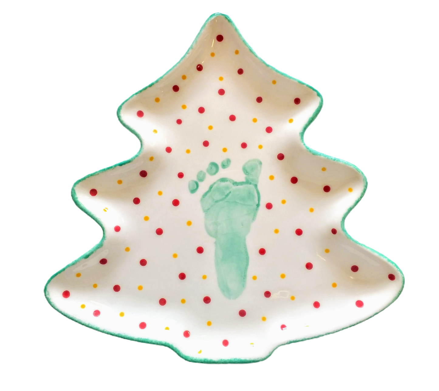 Christmas tree plate (large)