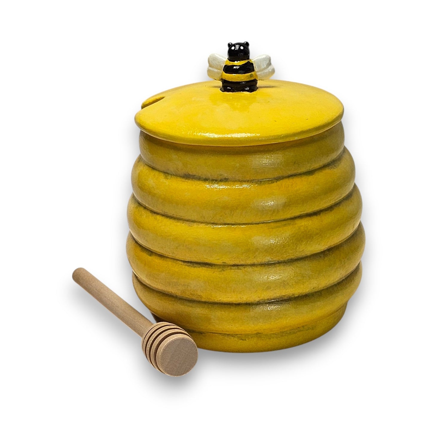 Kitchen - Honey Pot (with Honey Stick)