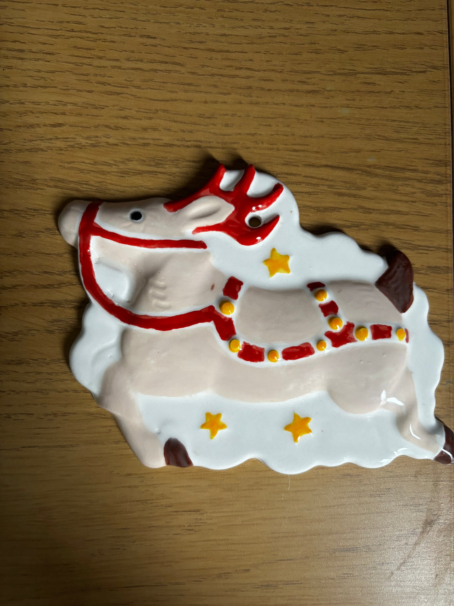 Nutcracker/Reindeer/Santa Flat hanging ornaments