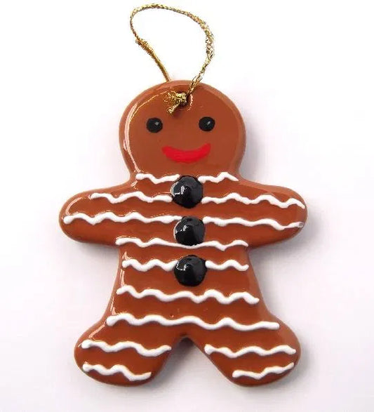 Gingerbread Man Ornament- flat
