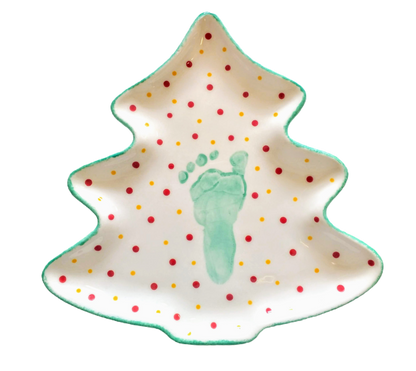 Christmas tree plate (large)