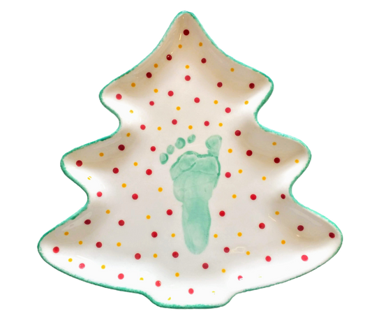 Christmas tree plate (large)