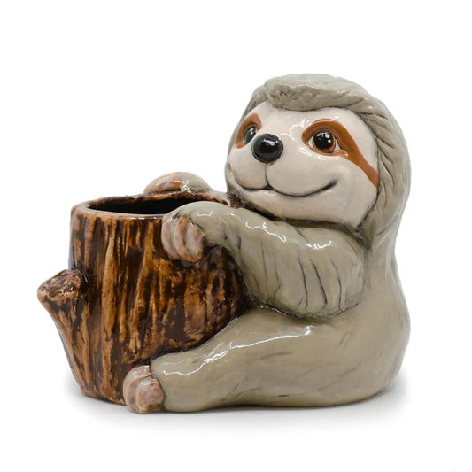 Sloth planter or pen/brush pot
