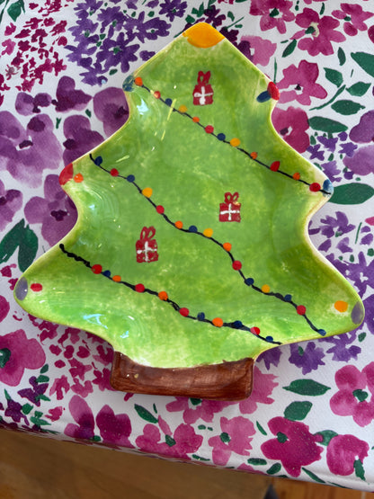 Xmas -  tree plate SML