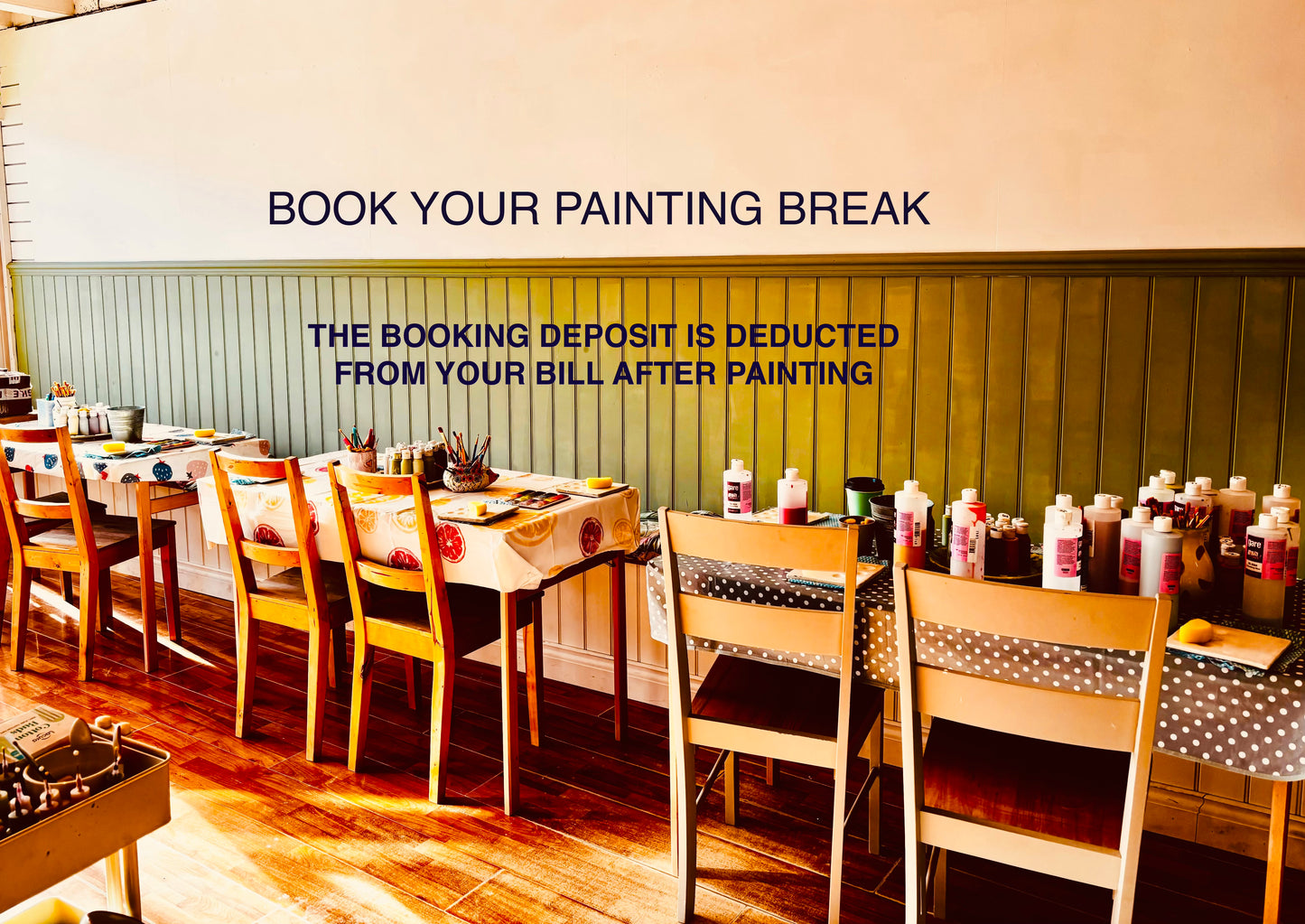 Book an in Studio Painting Session - book per seat