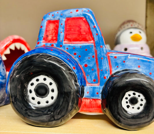 Children - Money bank - Tractor