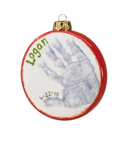 Xmas - Flat Round Bauble