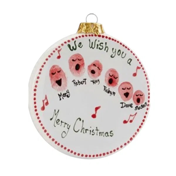 Xmas - Flat Round Bauble