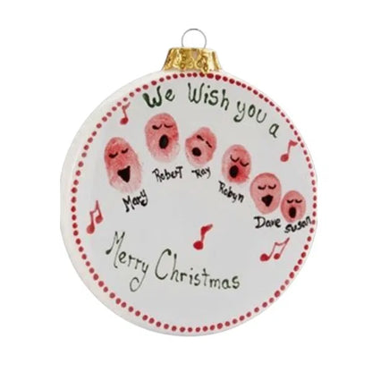 Xmas - Flat Round Bauble