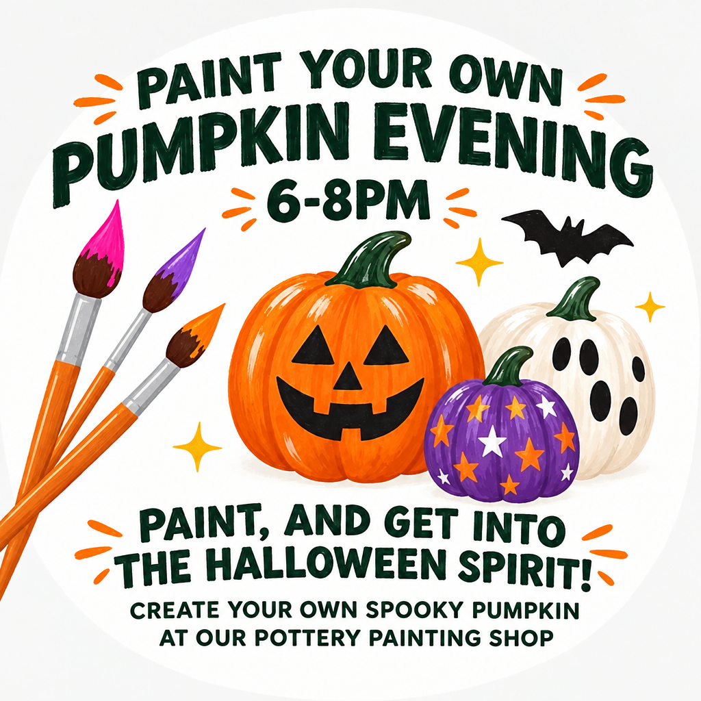 Book a Paint your own Pumpkin Evening